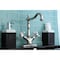 Kingston Brass KS1496PX Vessel Sink Faucet, Polished Nickel KS1496PX - alternate 2